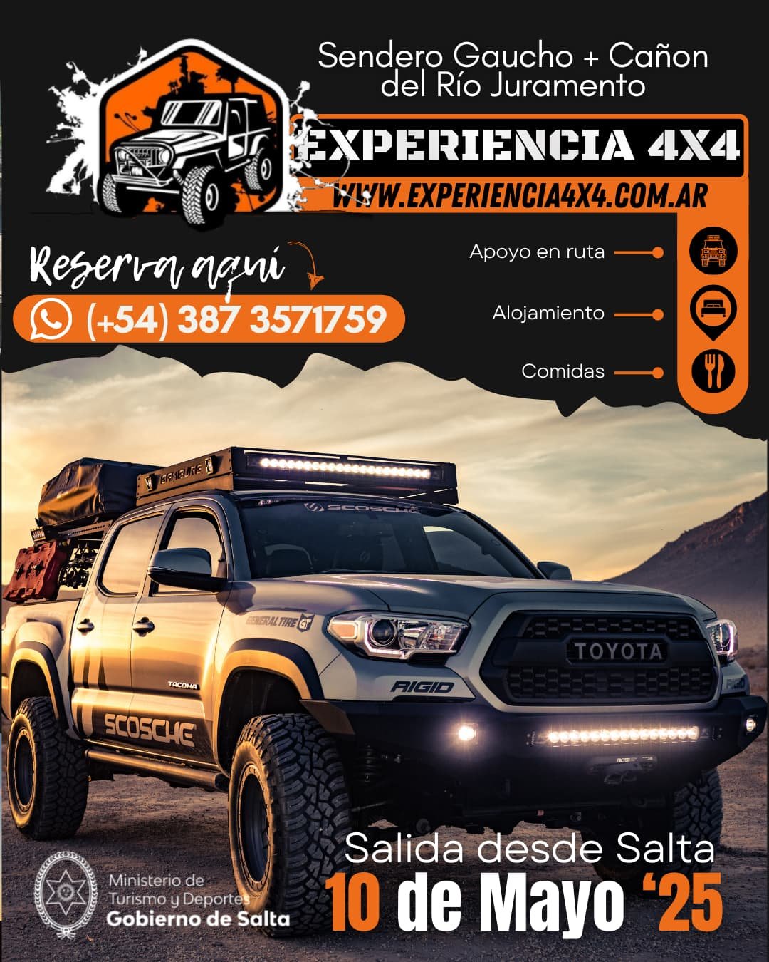 Reserva tu aventura en 4x4