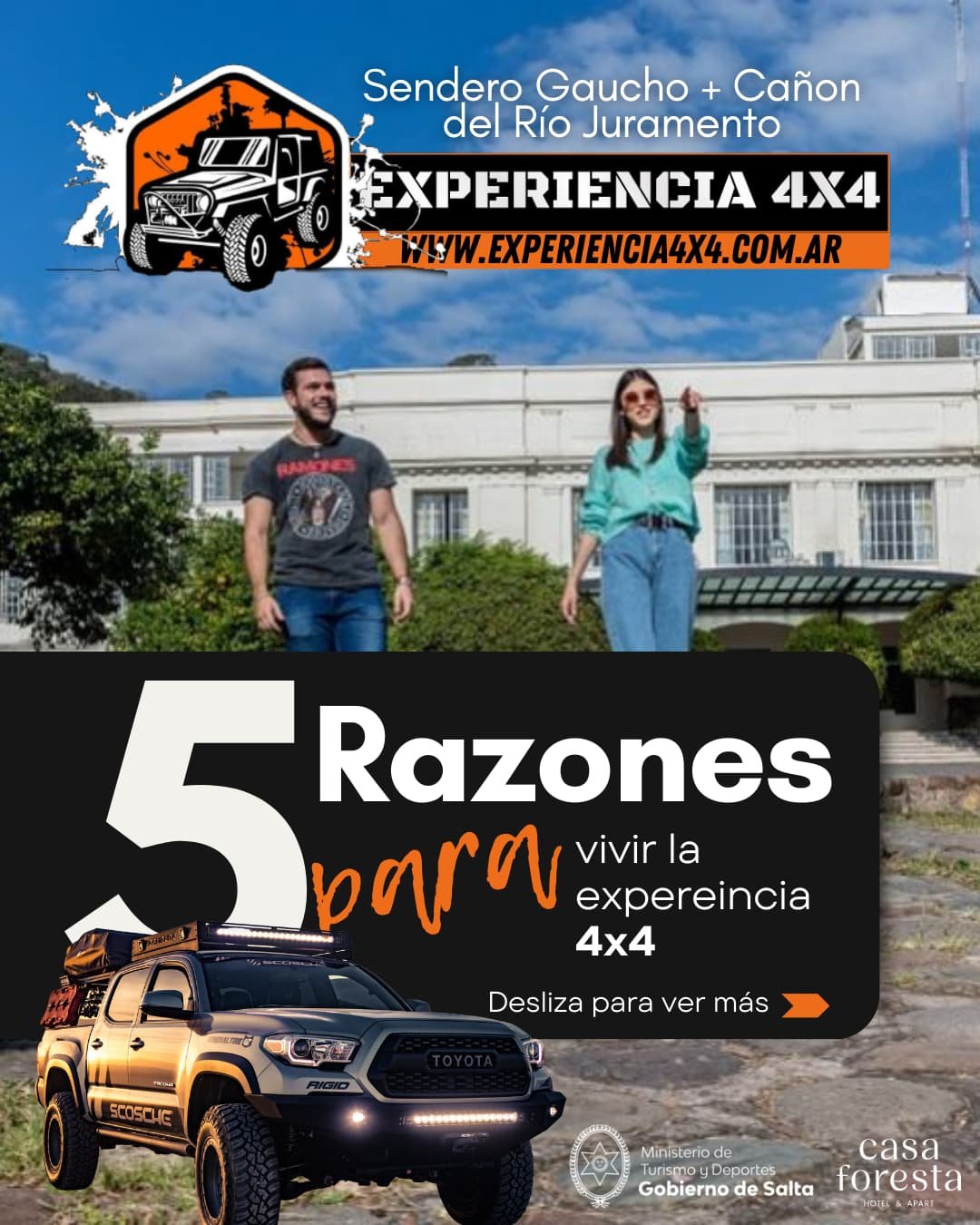 5 Razones para vivir la experiencia 4x4